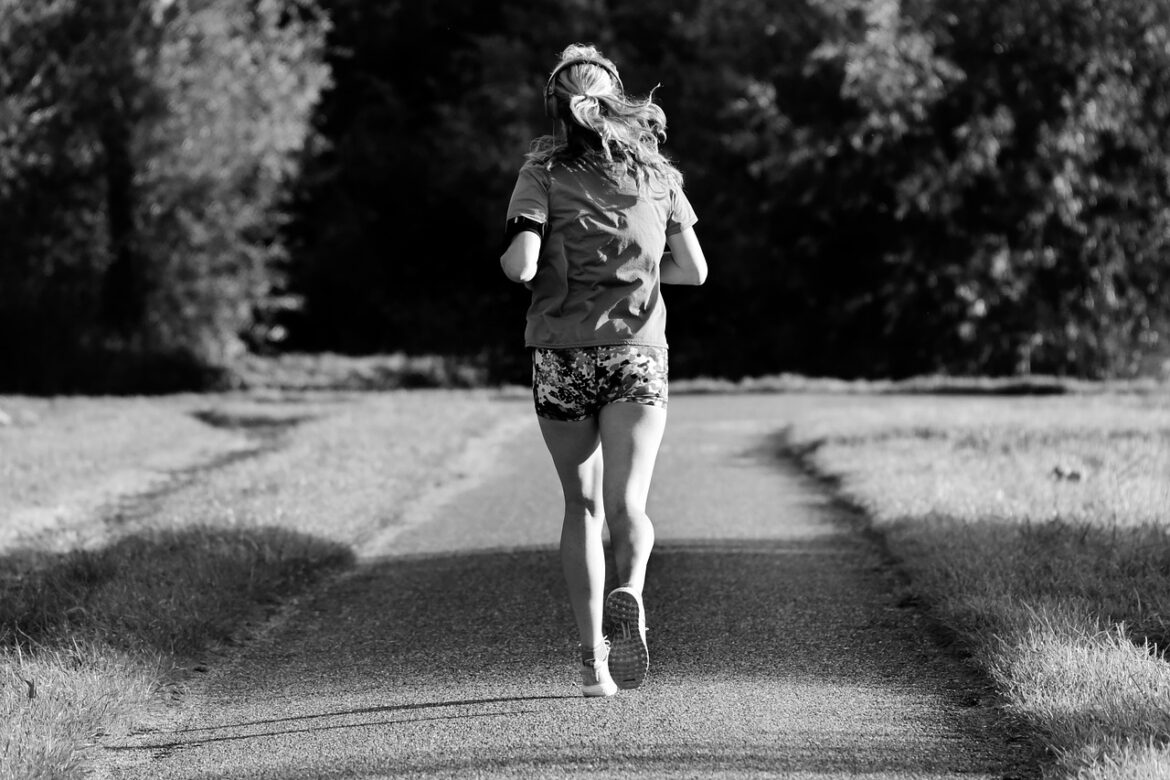 ease into fitness girl running