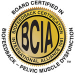 Board Certified in Biofeedback for Pelvic Muscle Dysfunction